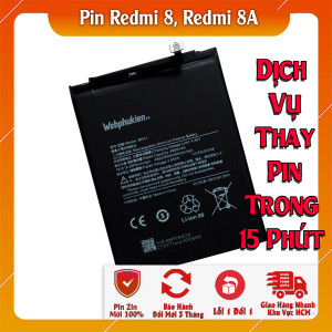 Pin Webphukien cho Xiaomi Redmi 8, Redmi 8A Việt Nam BN51 - 5000mAh 